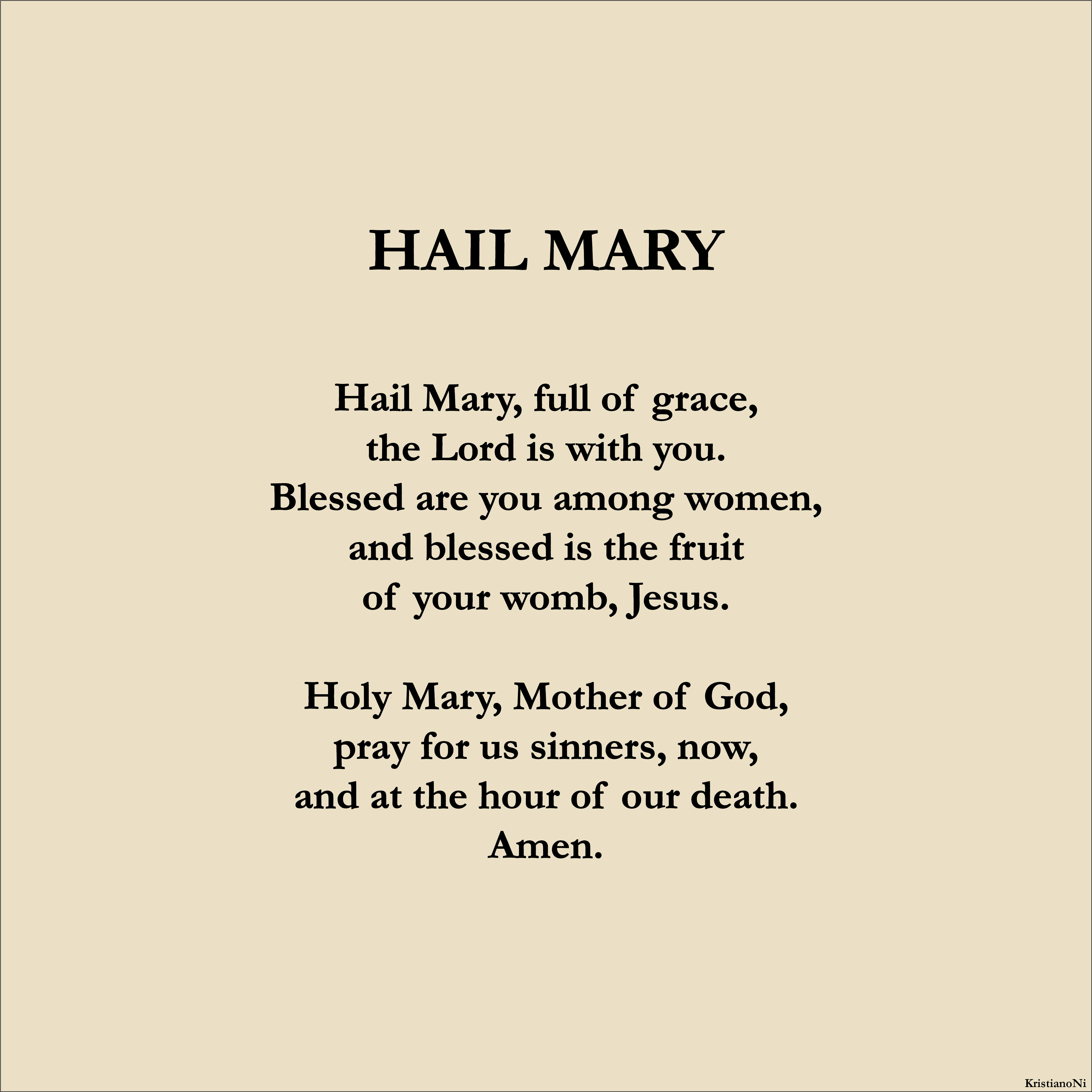 Hail Mary