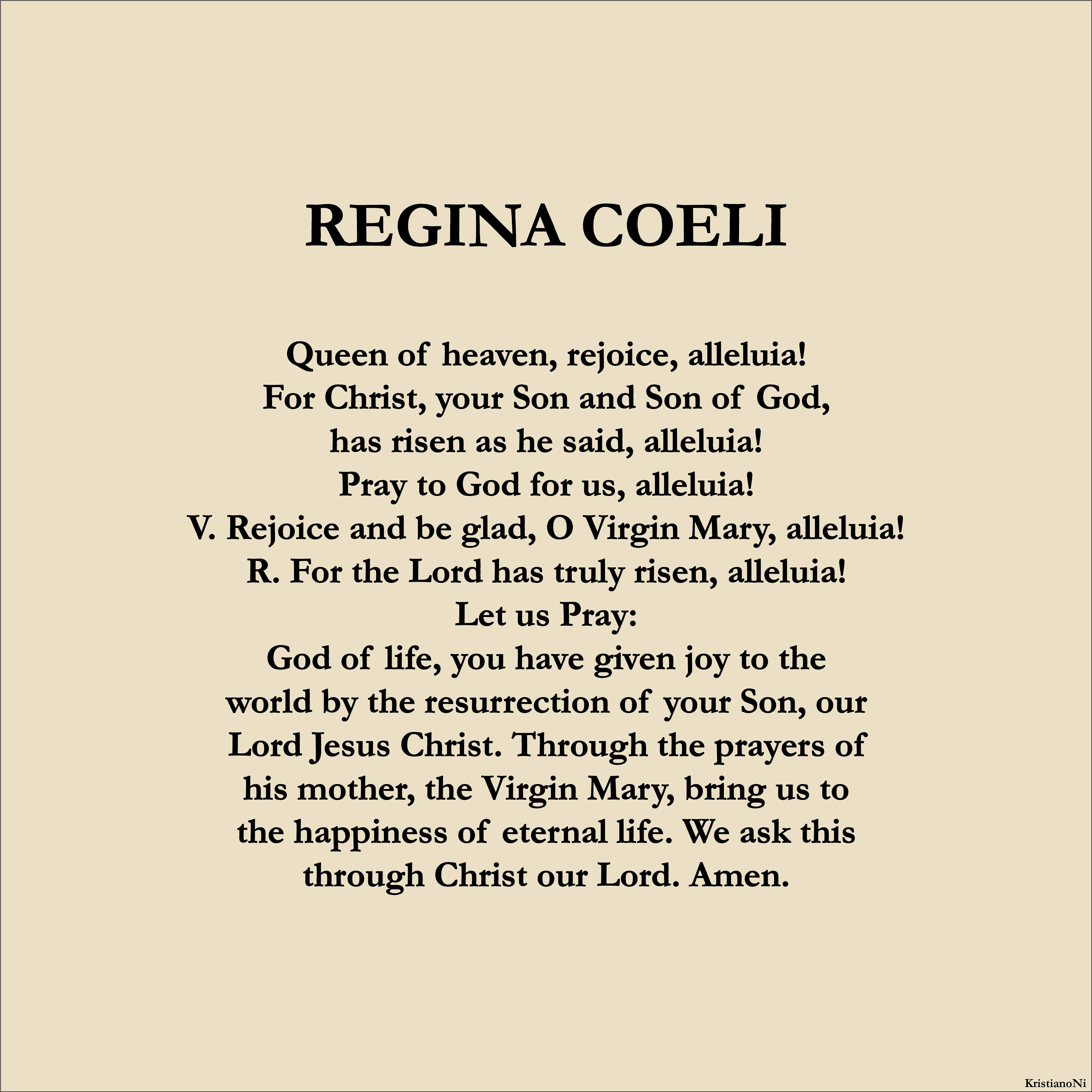Regina Coeli