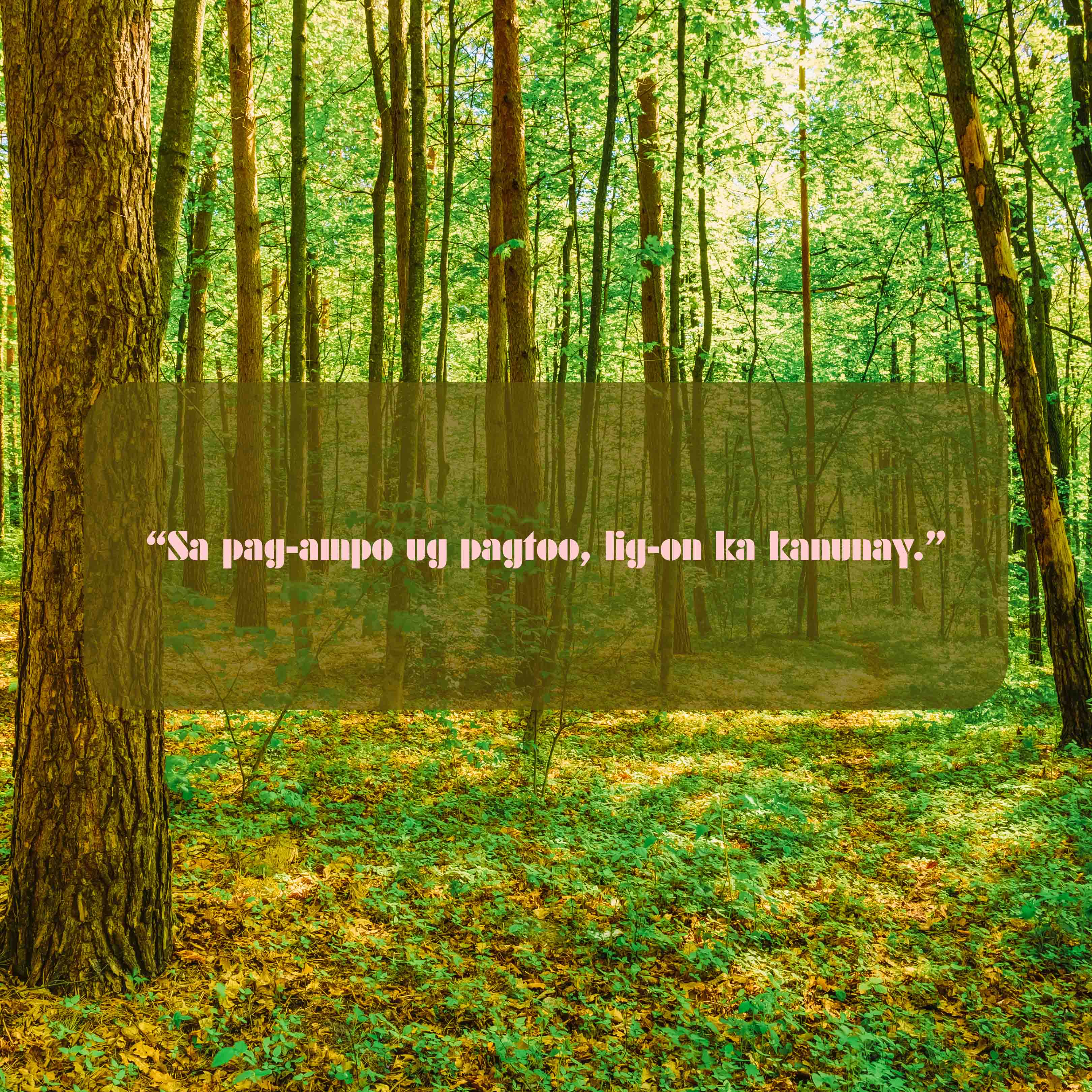 Sa pag-ampo ug pagtoo, lig-on ka kanunay